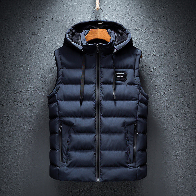 Men's Waistcoat Cotton-padded Slim Jacket
