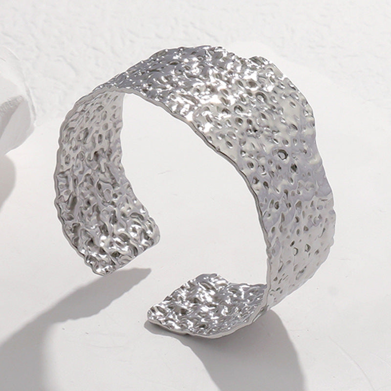 Exaggerated High-grade Non-fading Adjustable Stainless Steel Bracelet For Women