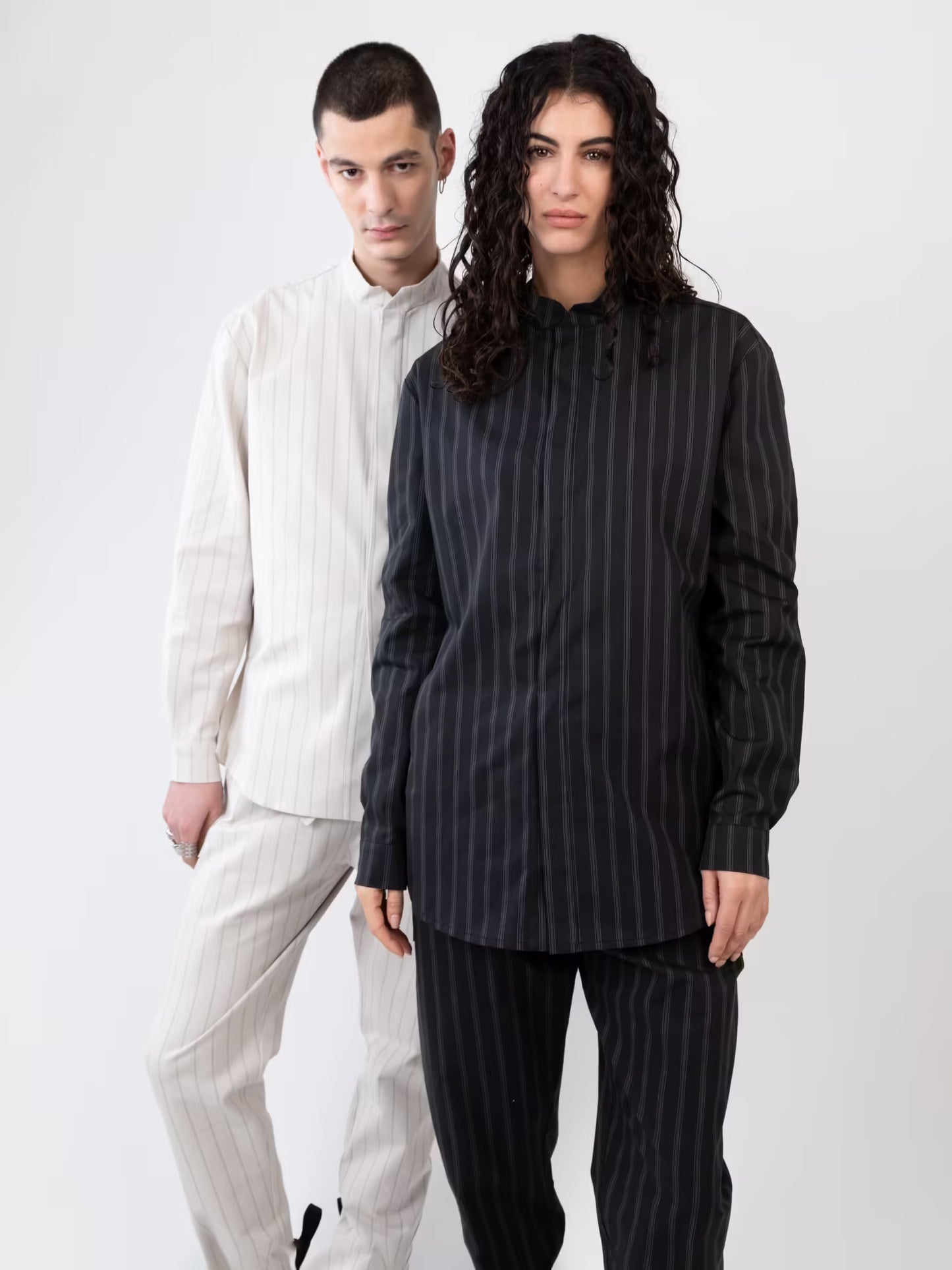 Yaku Shirt - White Stripes