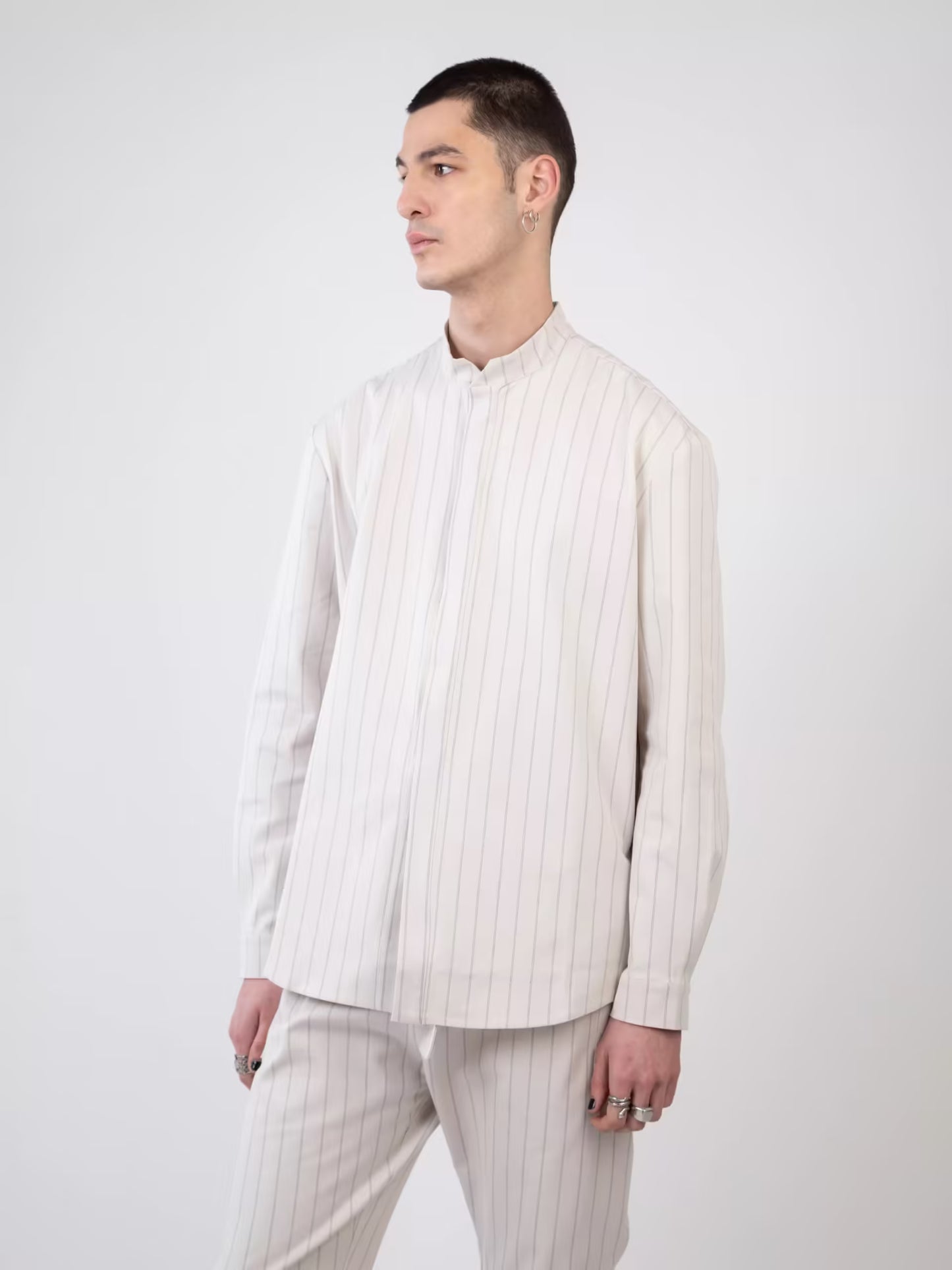 Yaku Shirt - White Stripes