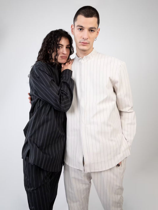 Yaku Shirt - White Stripes
